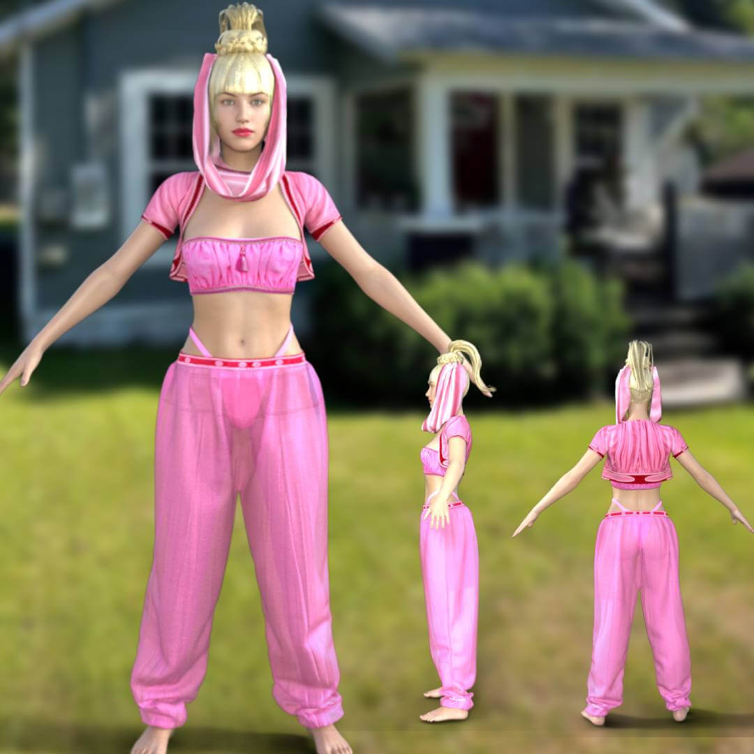 Genie Outfit G8F Daz Content