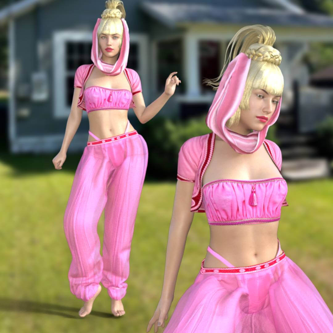 Genie Outfit G8F Daz Content