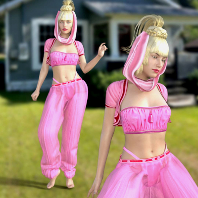 Genie Outfit G8F Daz Content