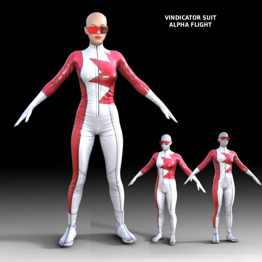 Vindicator Suit G9/G8.1F/G8F Daz Content