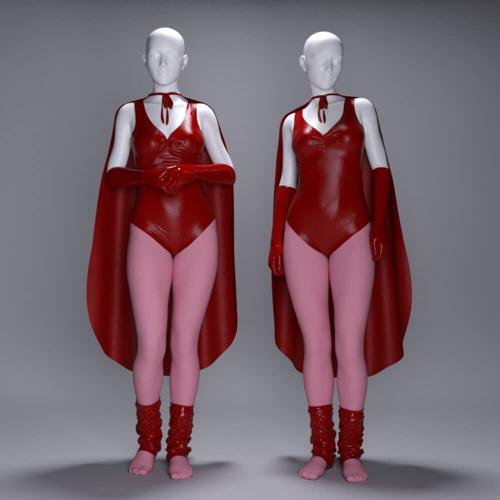 MS Halloween Costume Wanda Outfit G8F and G9 Daz Content