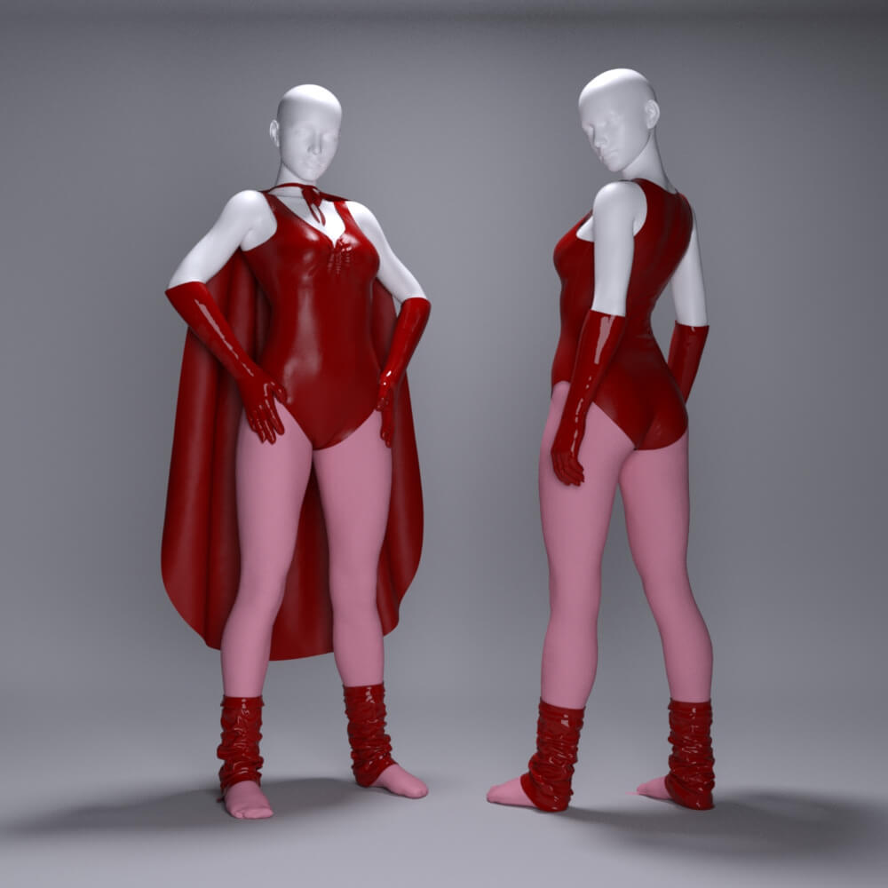 MS Halloween Costume Wanda Outfit G8F and G9 Daz Content