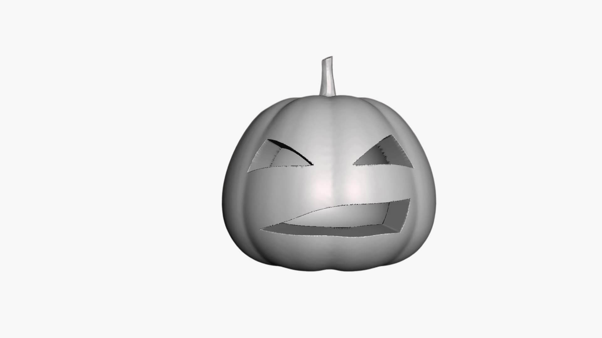Pumpkin for 3D Printing 3D Model