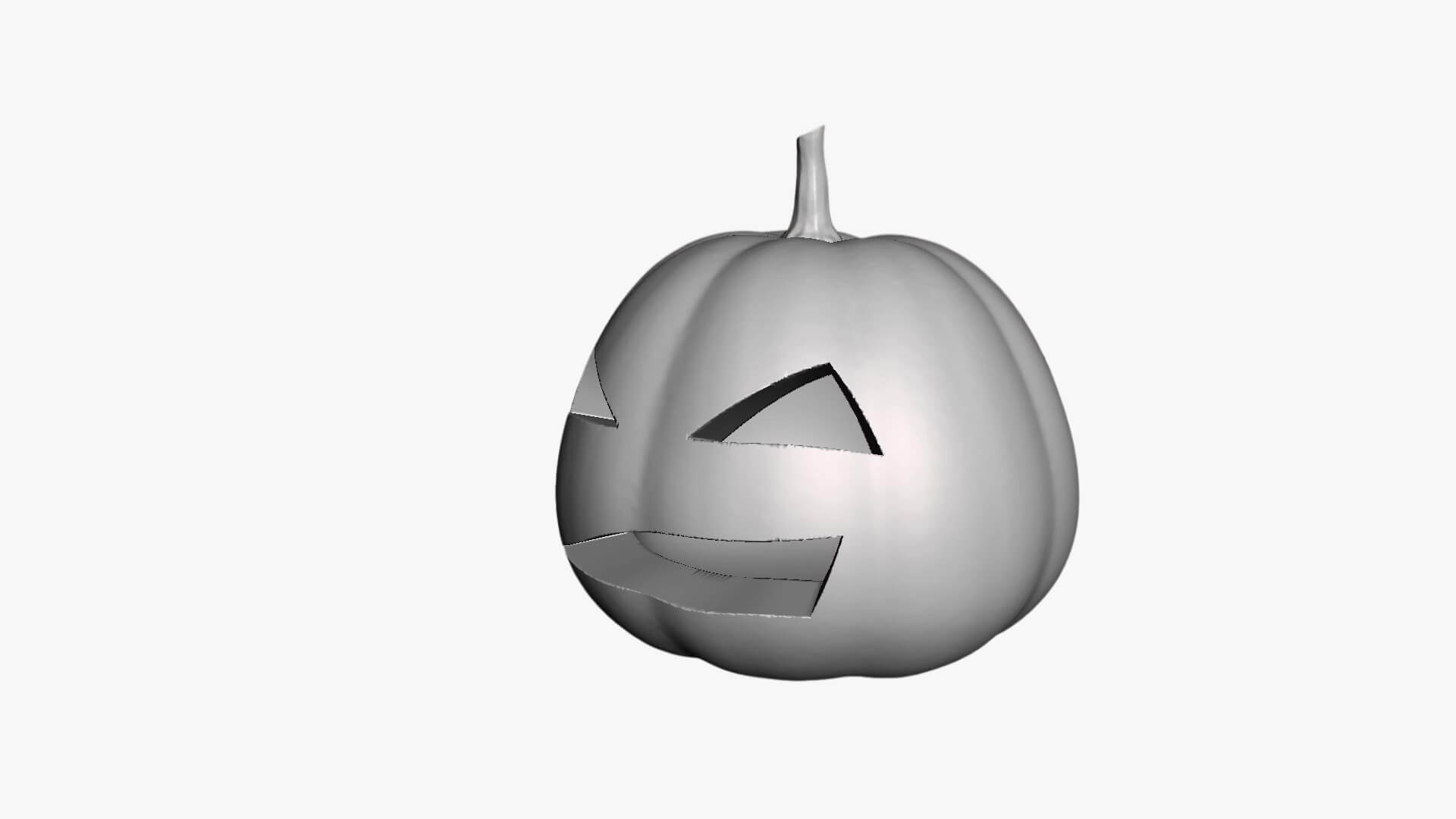 Pumpkin for 3D Printing 3D Model