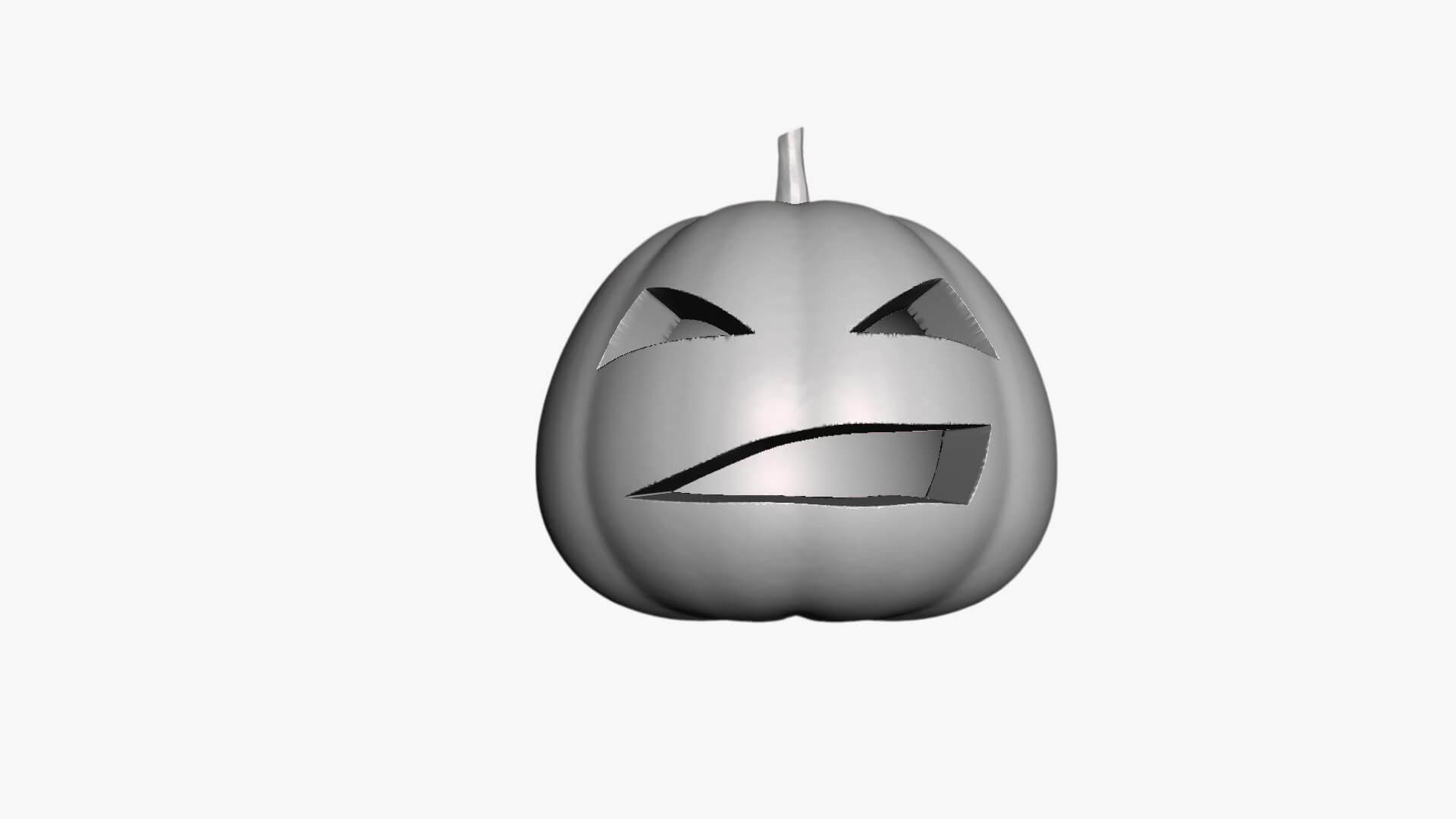 Pumpkin for 3D Printing 3D Model