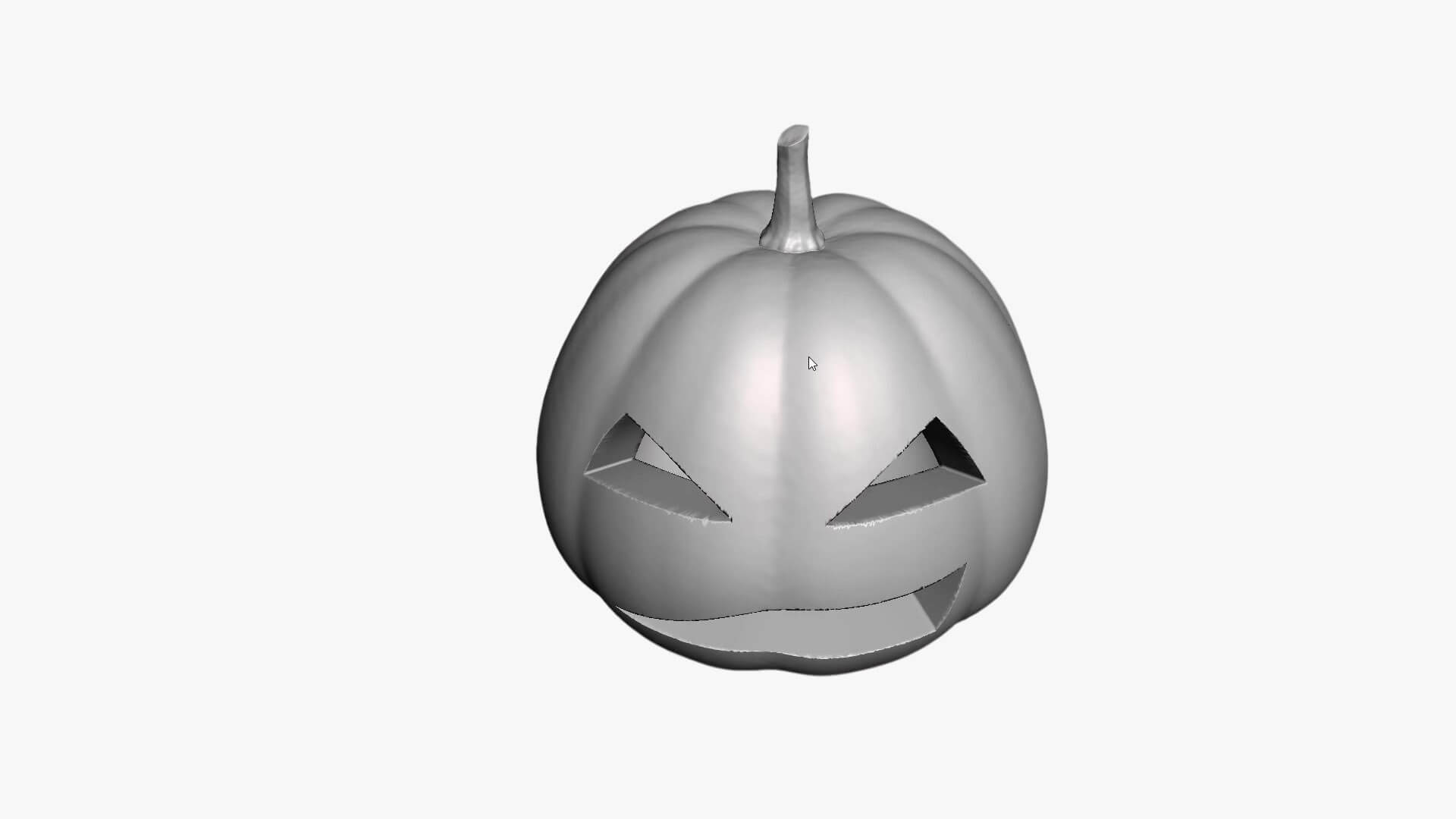 Pumpkin for 3D Printing 3D Model