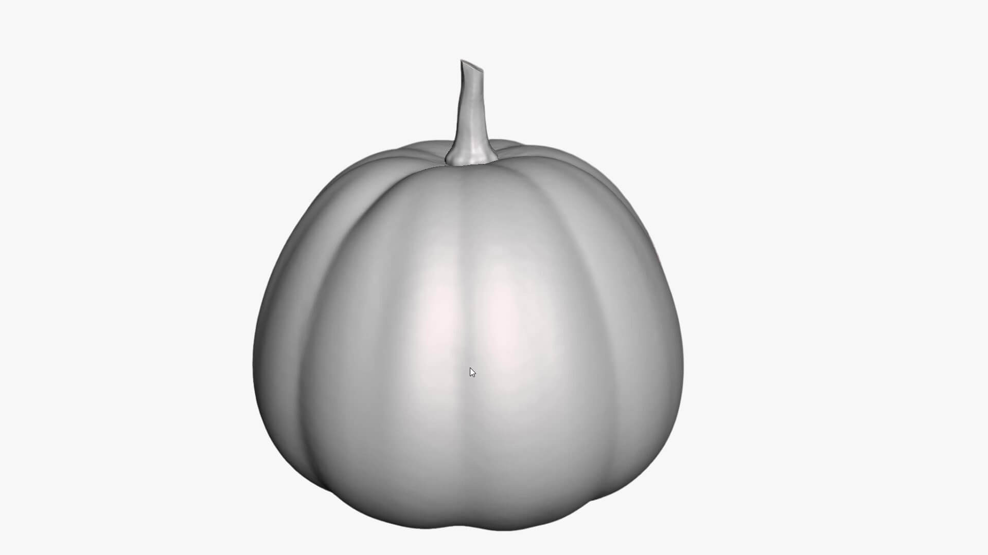 Pumpkin for 3D Printing 3D Model