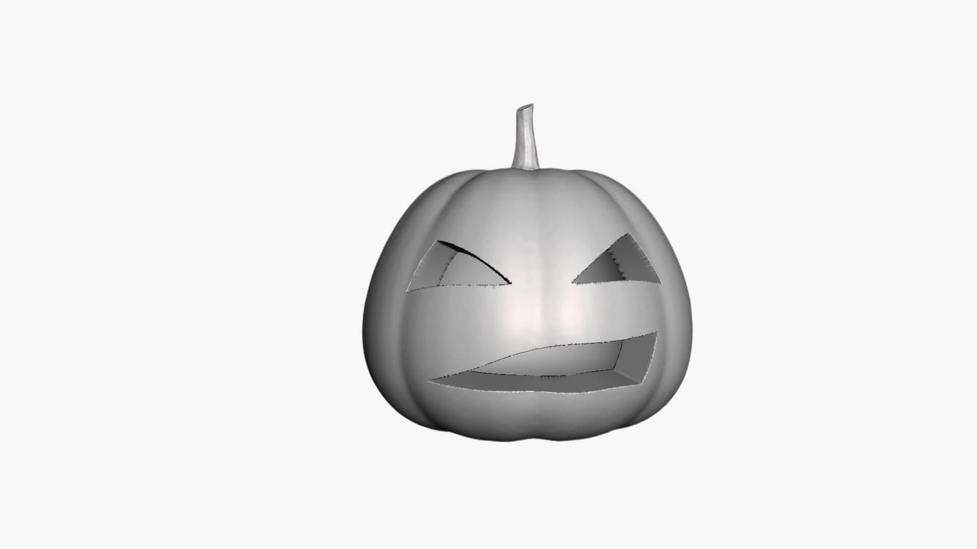 Pumpkin for 3D Printing 3D Model
