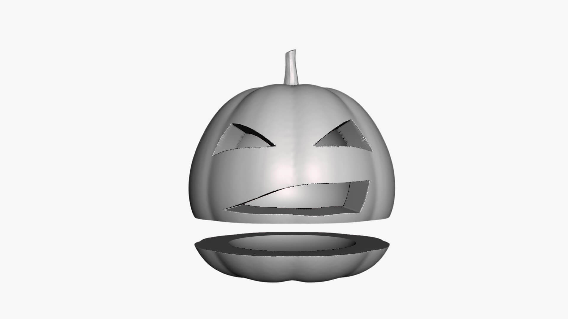 Pumpkin for 3D Printing 3D Model