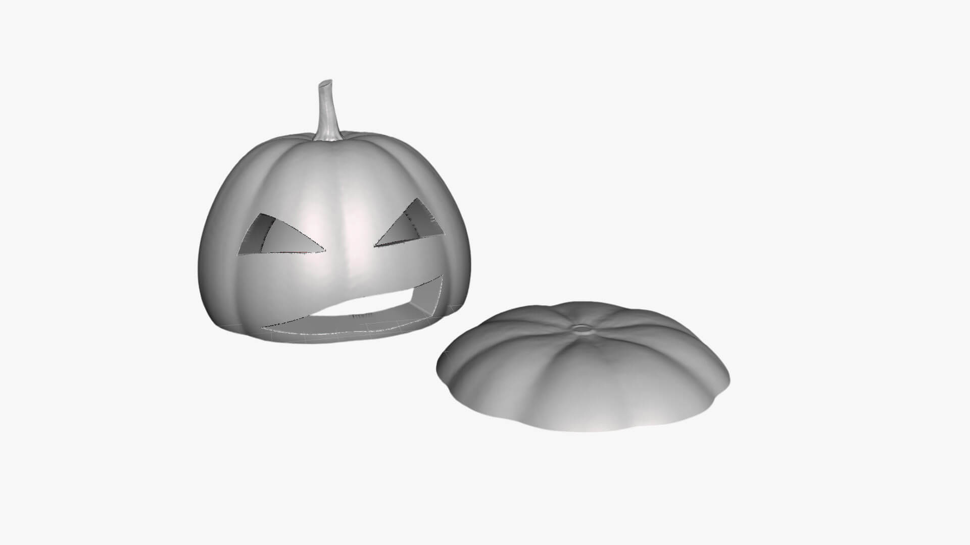 Pumpkin for 3D Printing 3D Model