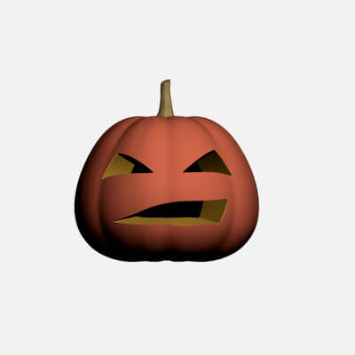 Pumpkin for 3D Printing 3D Model