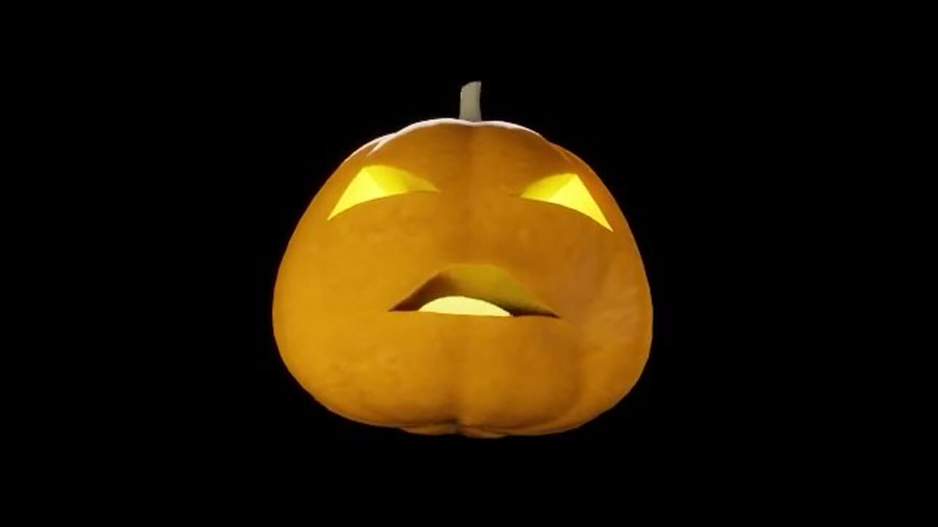 Pumpkin Streaming Avatar 3D Model