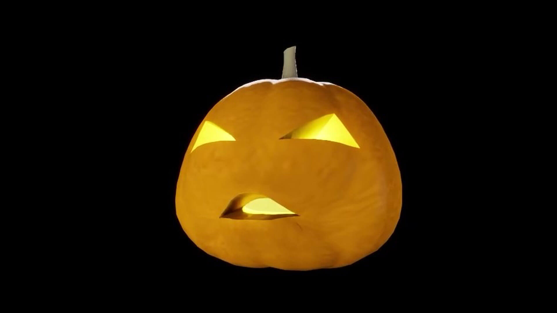 Pumpkin Streaming Avatar 3D Model