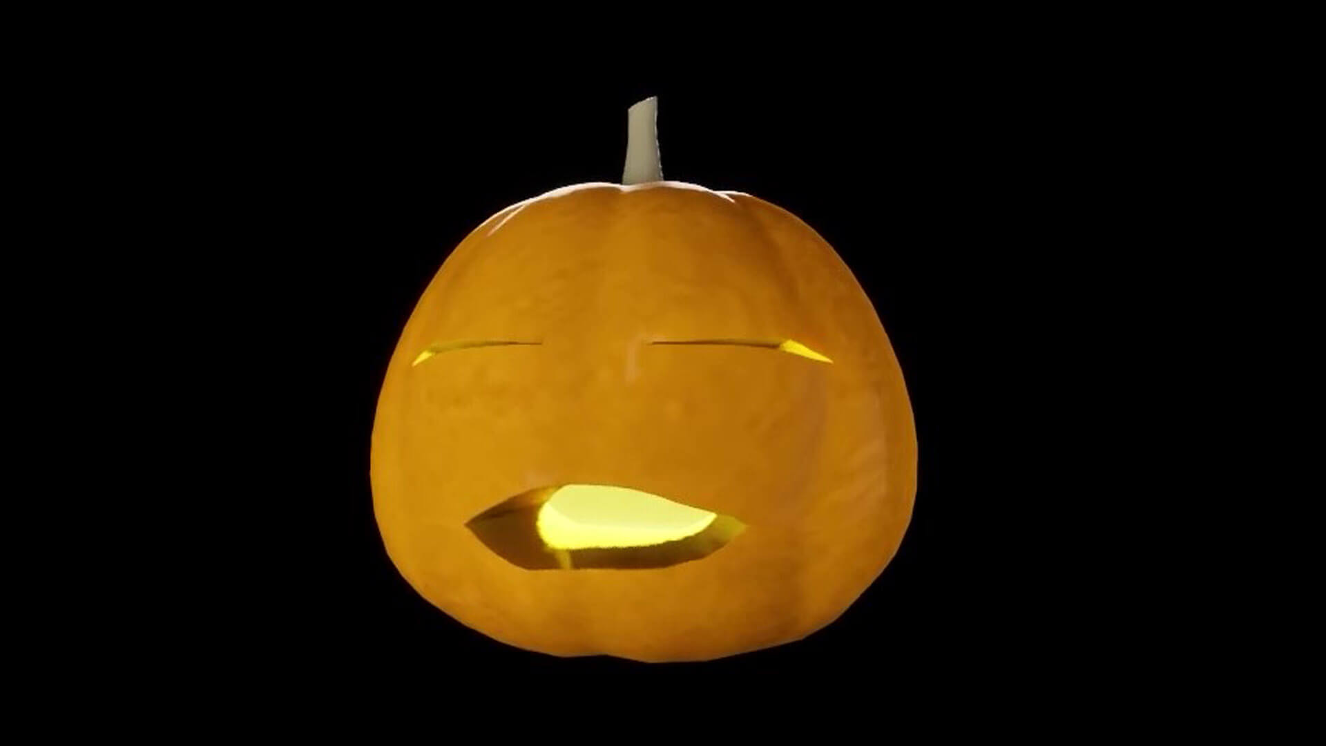 Pumpkin Streaming Avatar 3D Model