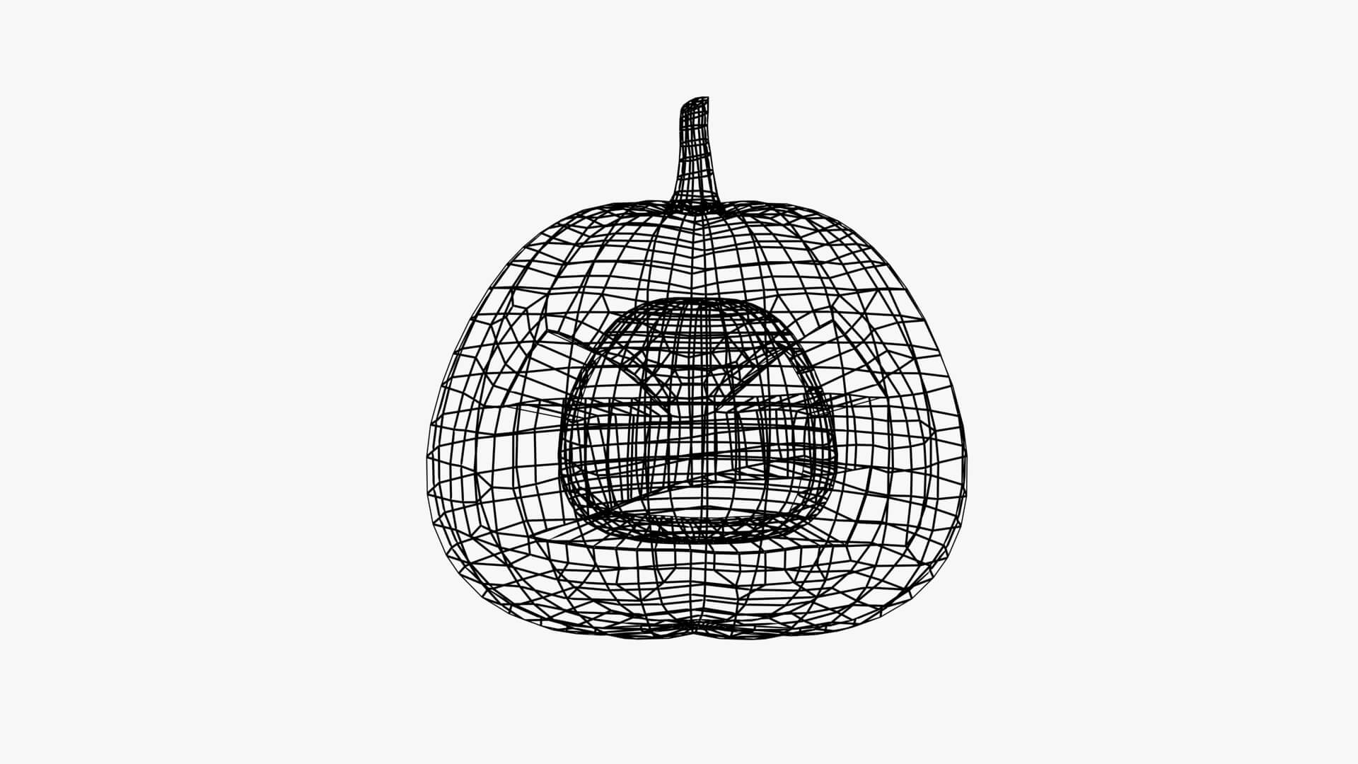 Pumpkin Streaming Avatar 3D Model