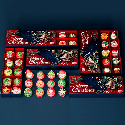 Christmas style macaron