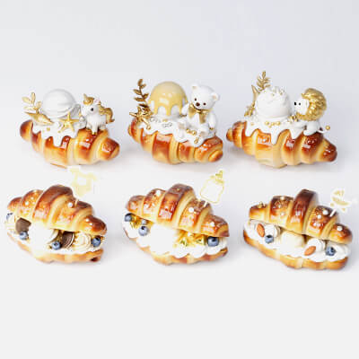 Gold Series Birth Gift Croissant Bread