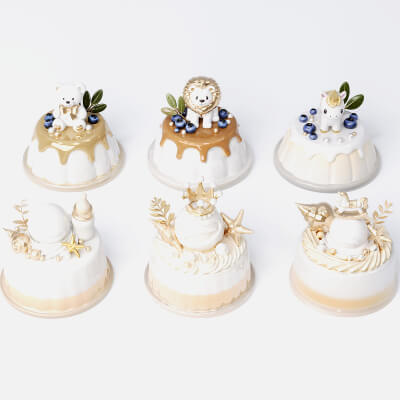 Gold Series Birth Gift Jelly Pudding Cake