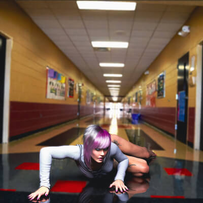 Down 3D Wallpaper