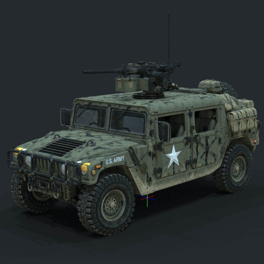 Army Car US Army Daz Content