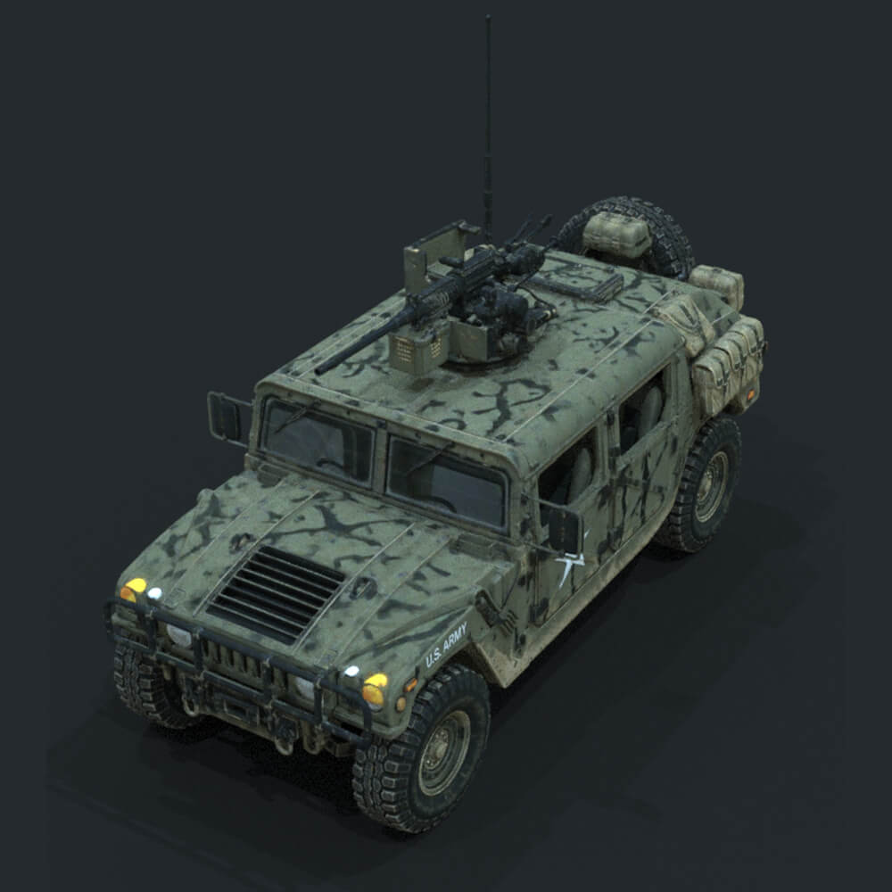 Army Car US Army Daz Content