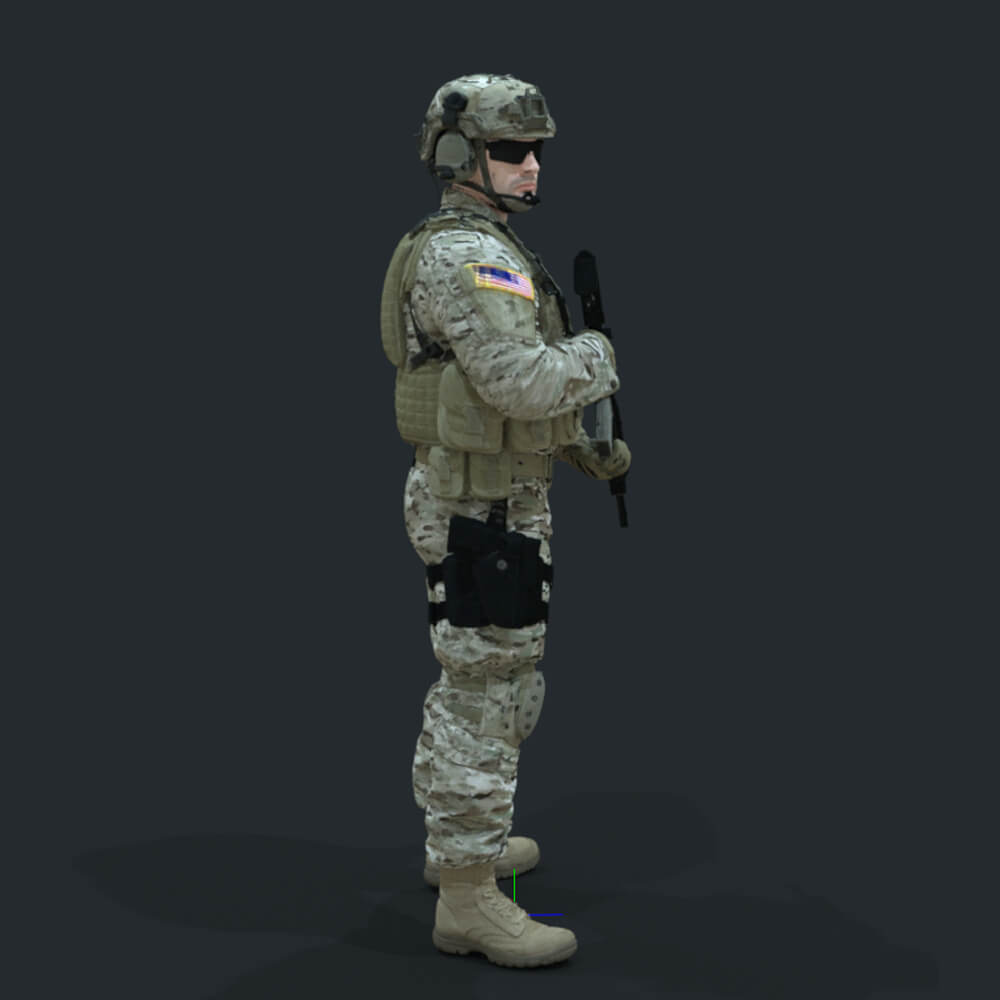 Army US Soldier 1 Daz Content