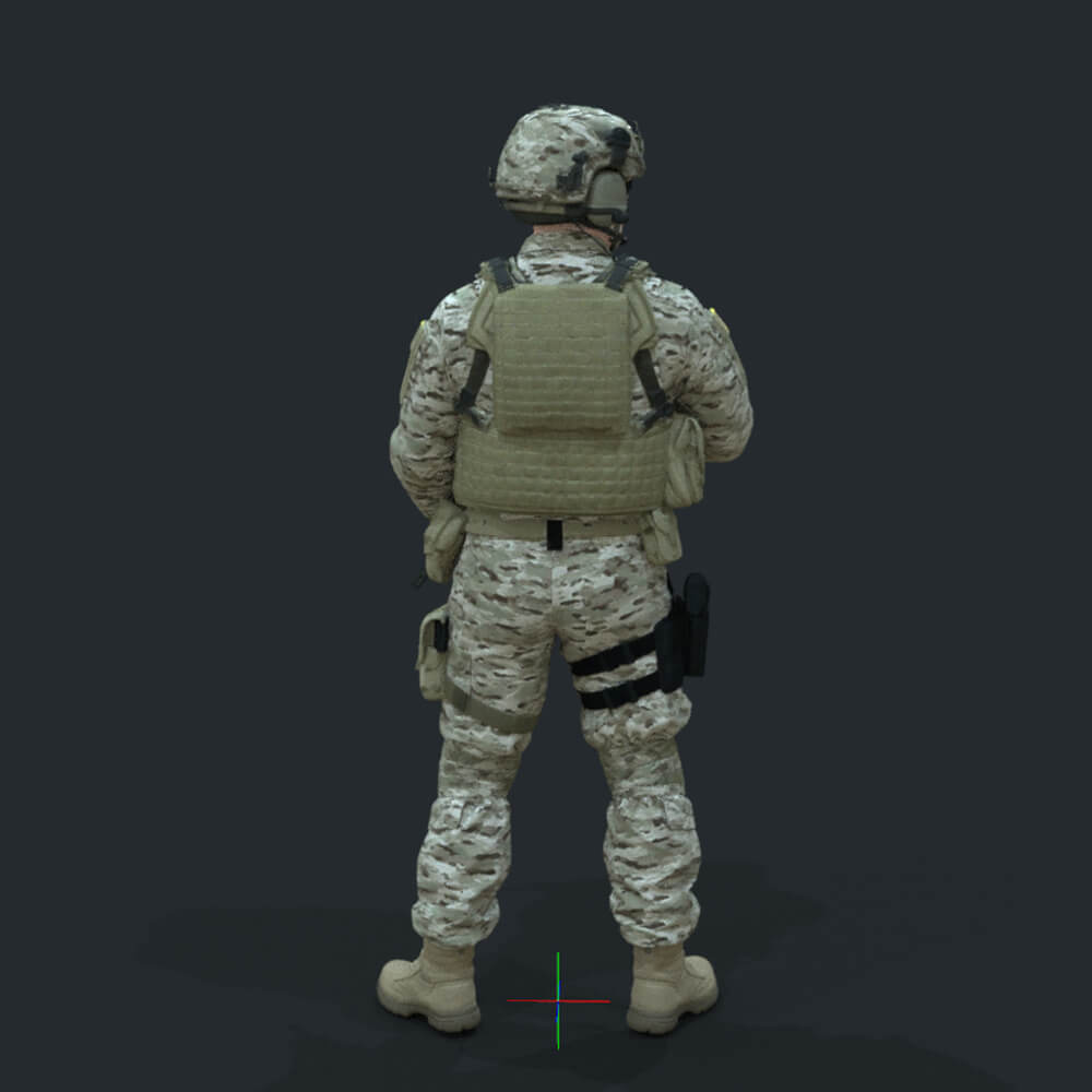 Army US Soldier 1 Daz Content