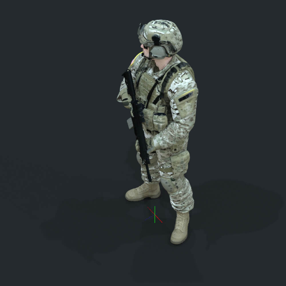 Army US Soldier 1 Daz Content