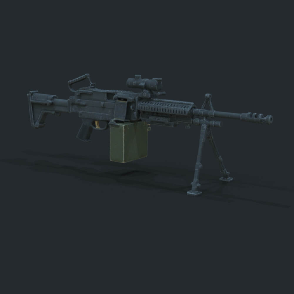 Army US Weapons M2 Daz Content