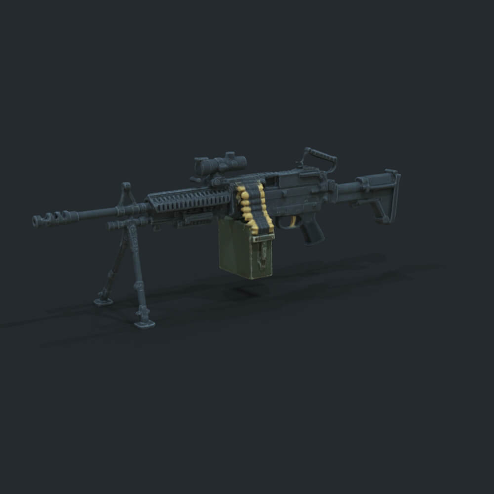Army US Weapons M2 Daz Content