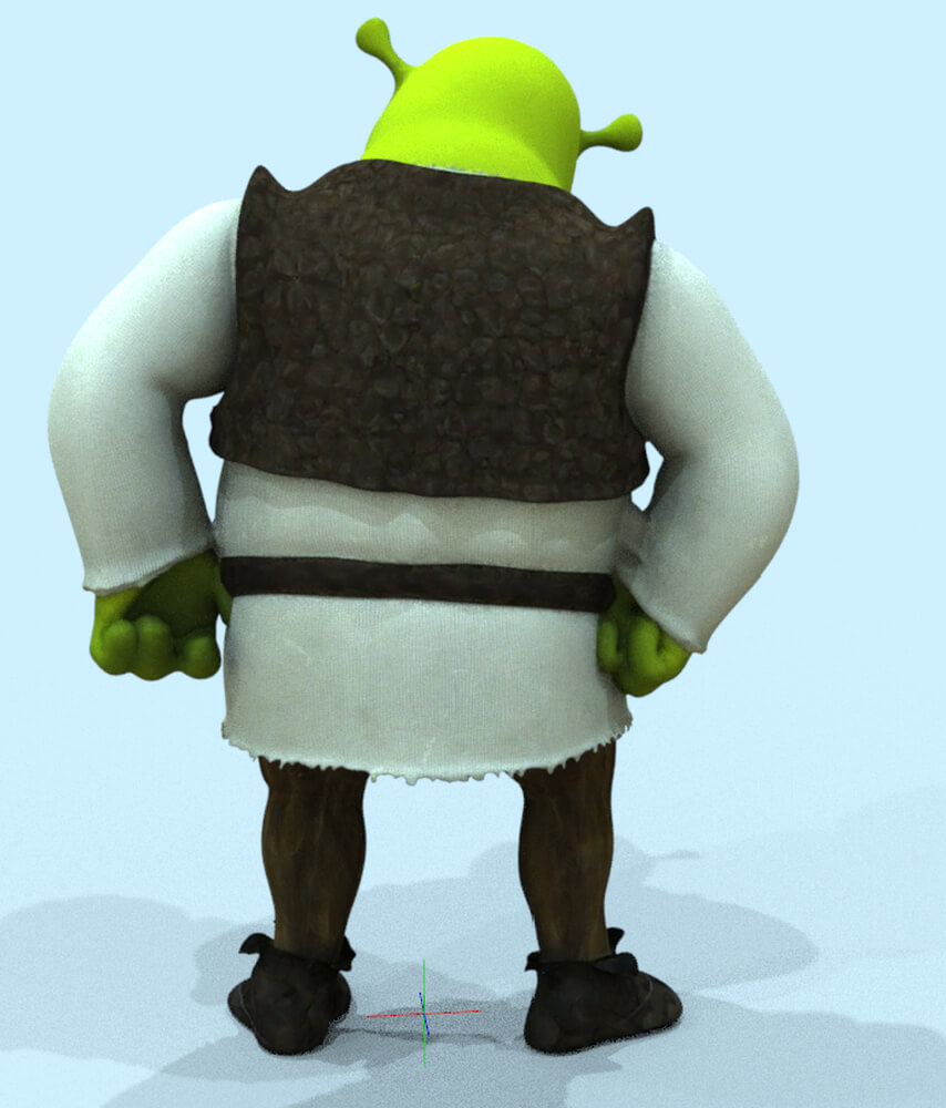 Character &quot Shrek &quot Daz Content