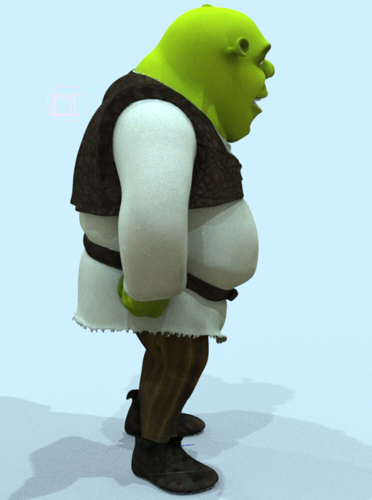 Character &quot Shrek &quot Daz Content