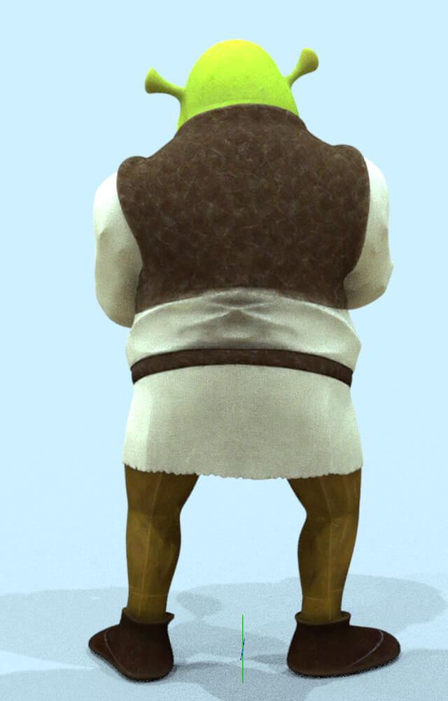 Character &quot Shrek &quot Thinker Daz Content