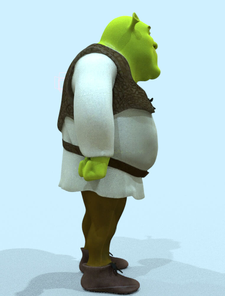 Character &quot Shrek &quot Smile Daz Content