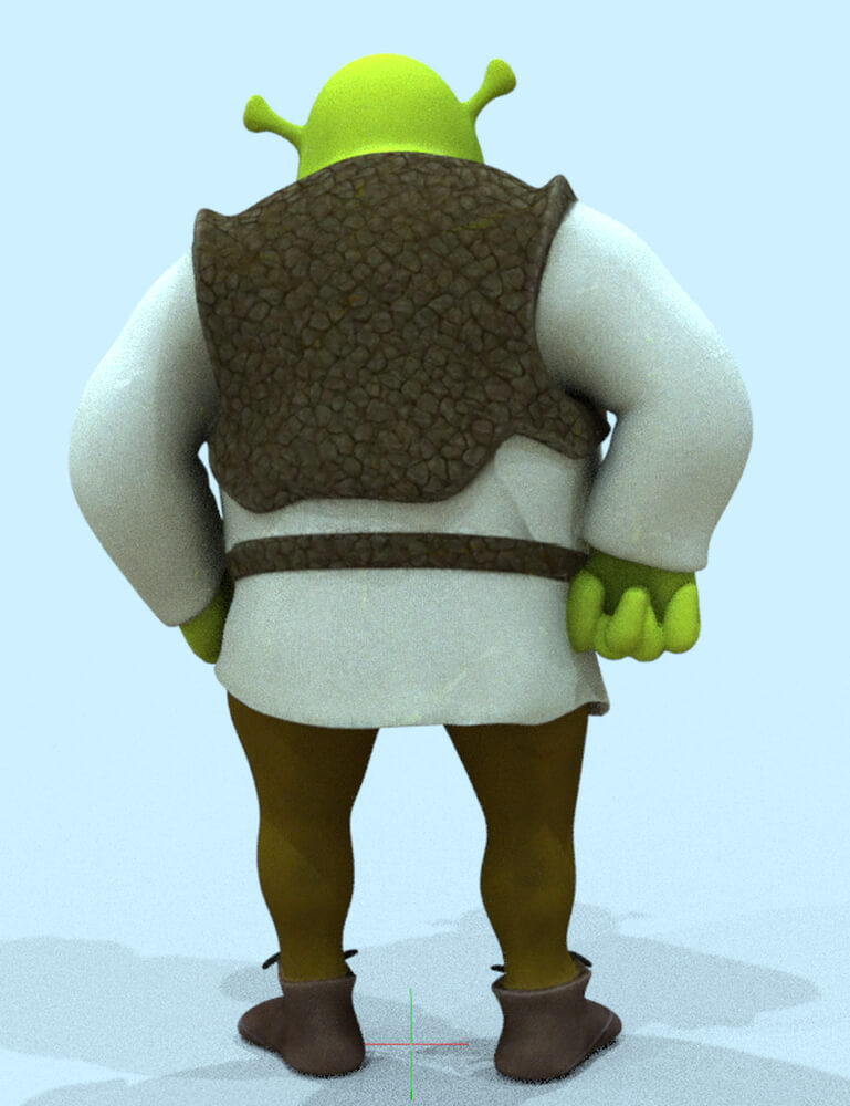 Character &quot Shrek &quot Smile Daz Content