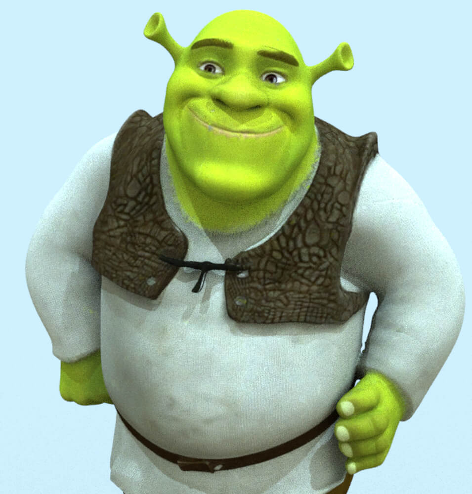 Character " Shrek " Smile Daz Content