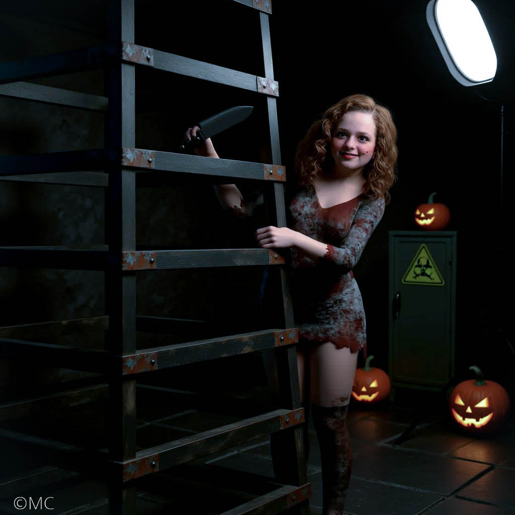 Halloween Series (Doll E) 3D Render, Digital Art by MC3D57