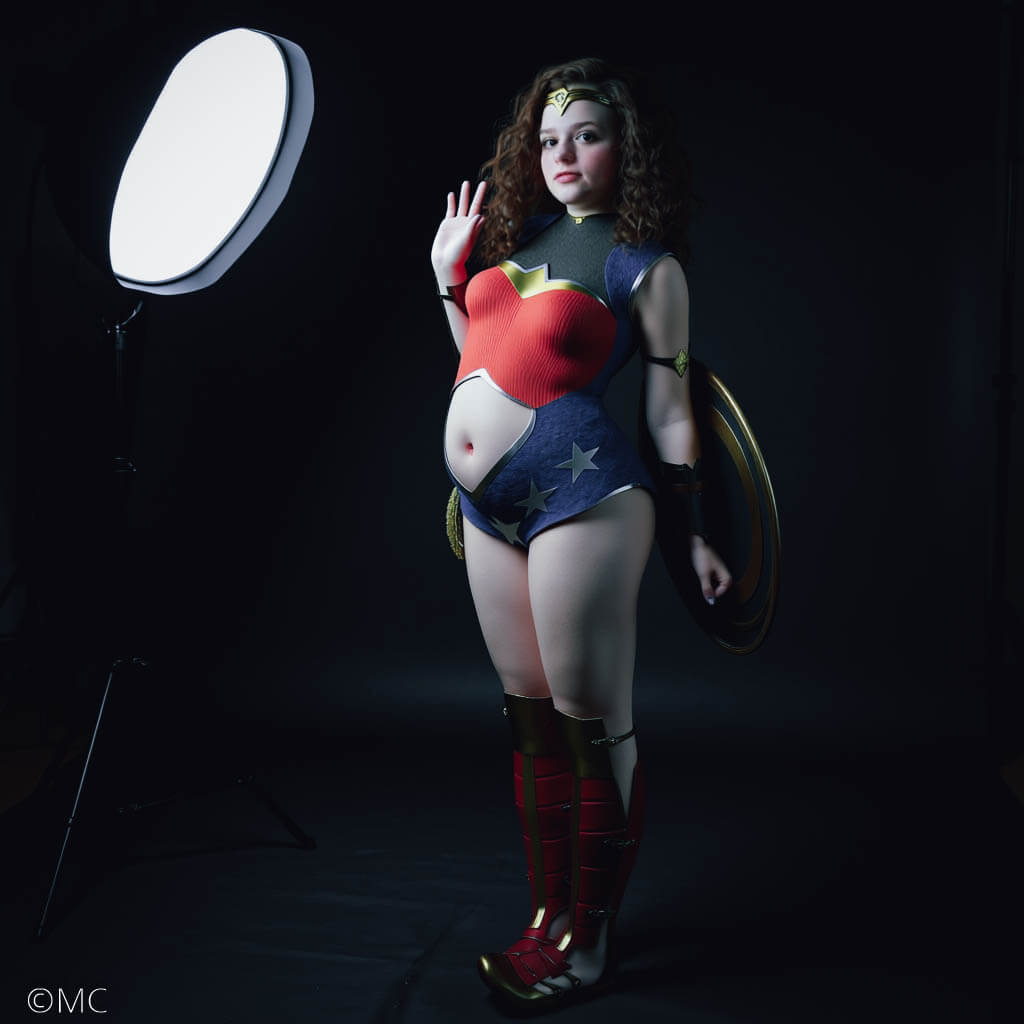 The Character in Wonder Woman 3D Render, Digital Artwork by MC3D57