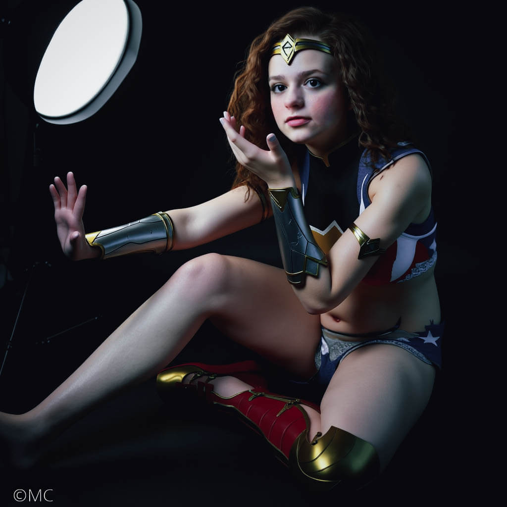 The Character in Wonder Woman 3D Render, Digital Artwork by MC3D57