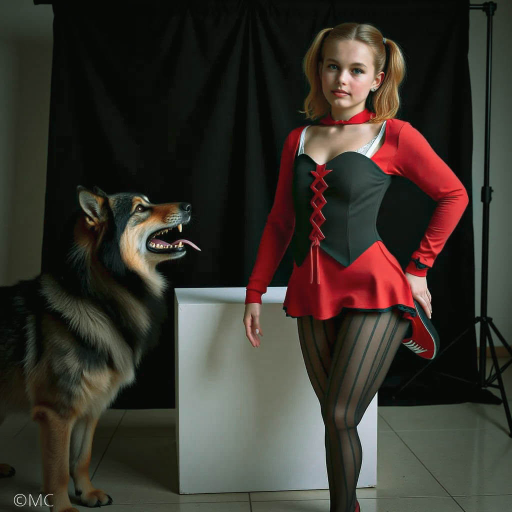 The Character Is Red Riding Hood 3D Render, Digital Artwork by MC3D57