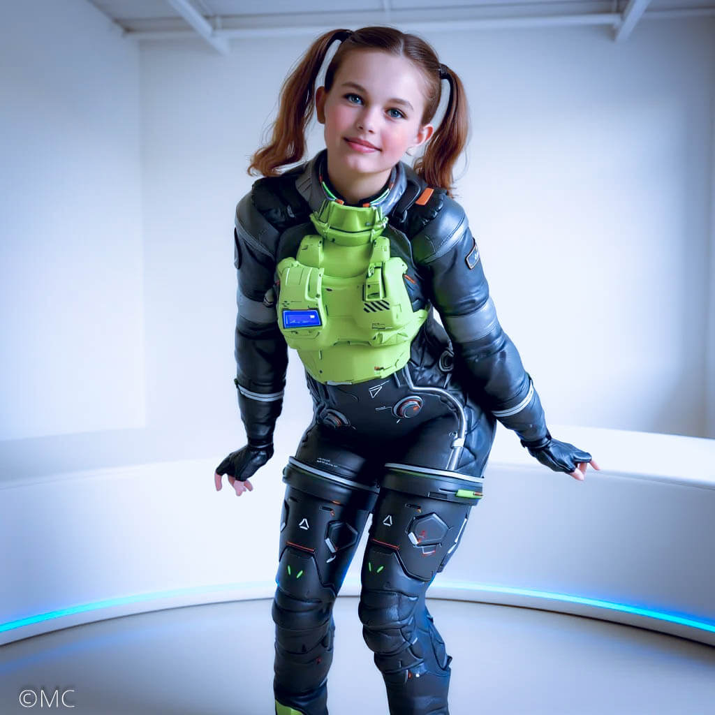 The Character of Diana in Pragmata 3D Render, Digital Artwork by MC3D57