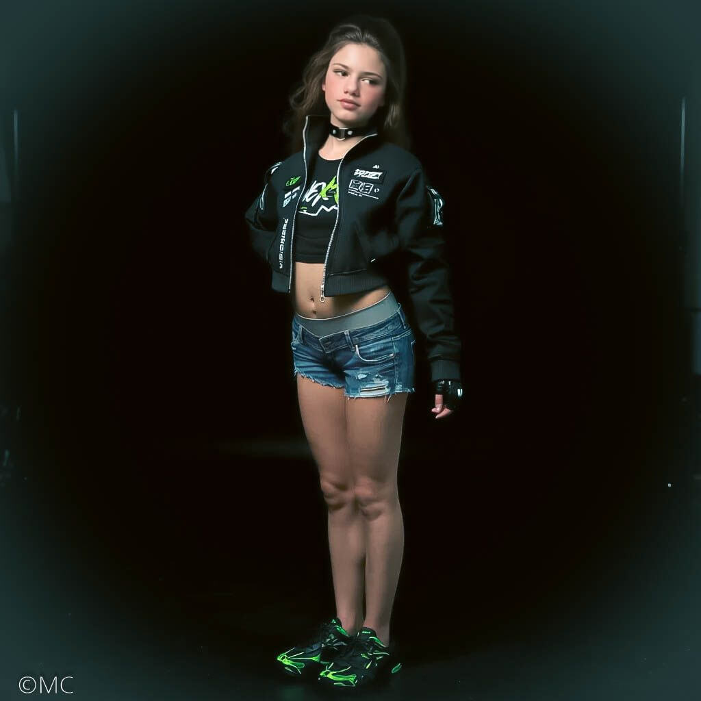 The Character of Fantasy Beauty Rebel 3D Render, Digital Artwork by MC3D57