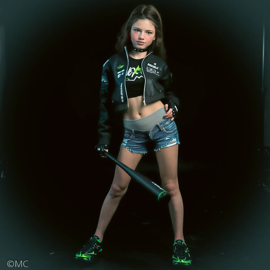 The Character of Fantasy Beauty Rebel 3D Render, Digital Artwork by MC3D57
