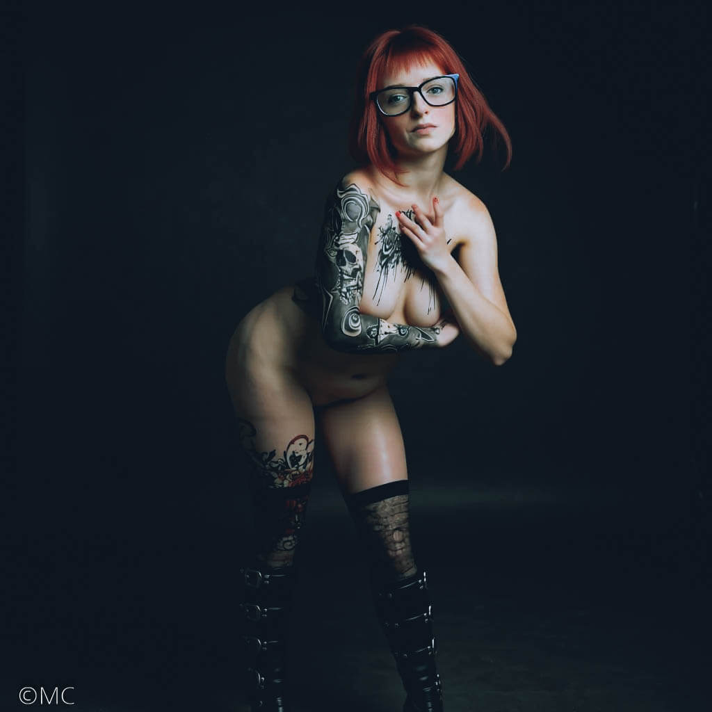 The Character of Fantasy Beauty Red Hair 3D Render, Digital Artwork by MC3D57