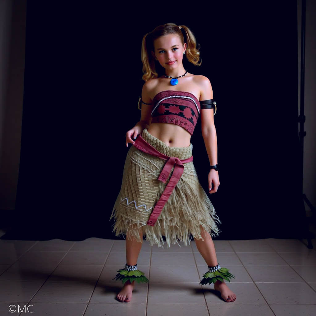 The Character of Vaiana 3D Render, Digital Artwork by MC3D57