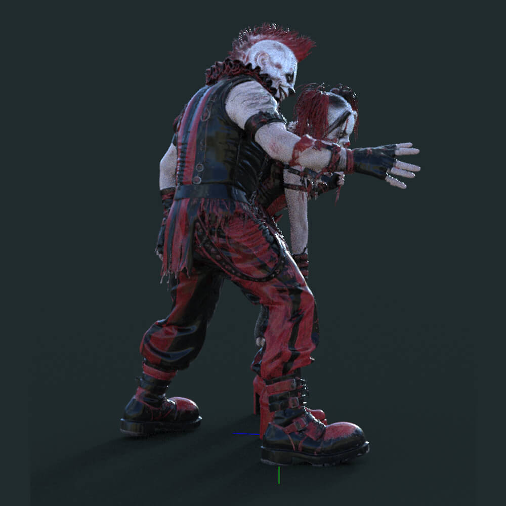 Halloween 2026 Clown Couples Daz Content
