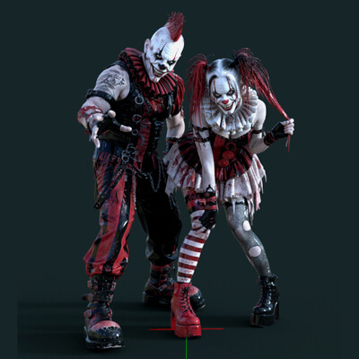 Halloween 2026 Clown Couples