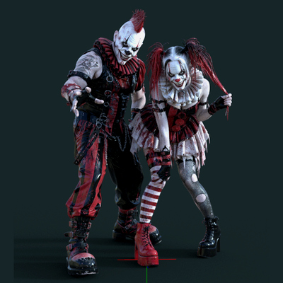 Halloween 2026 Clown Couples