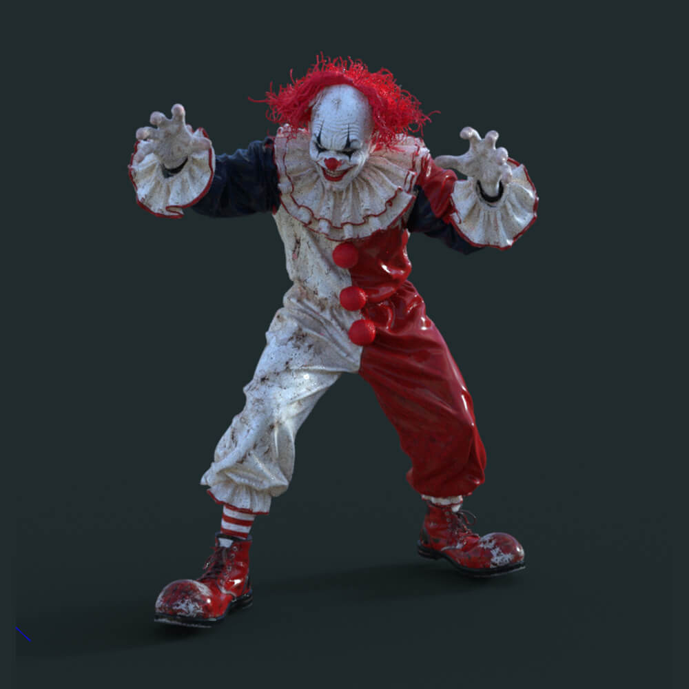 Halloween 2026 Clown 1 Daz Content