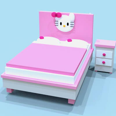Hello Kitty Bed
